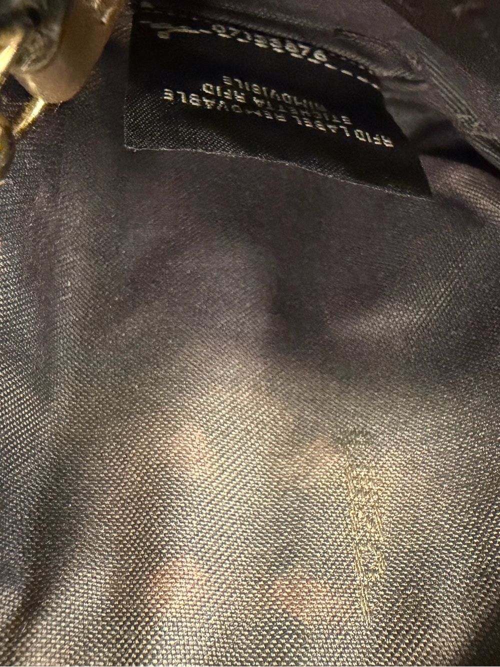 Fendi Brown and Black FF Logo Round Coin Pouch with Gold Hardware - Picture 6 of 6